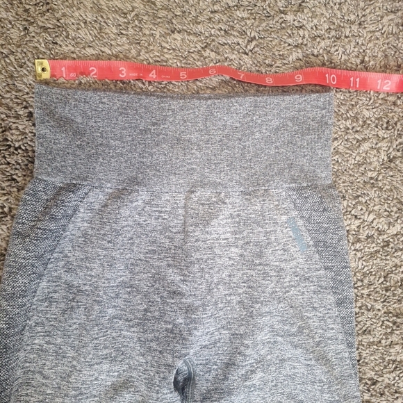 Gymshark "Flex" Heather Gray High-Waisted Leggings - XXS - Picture 5 of 5